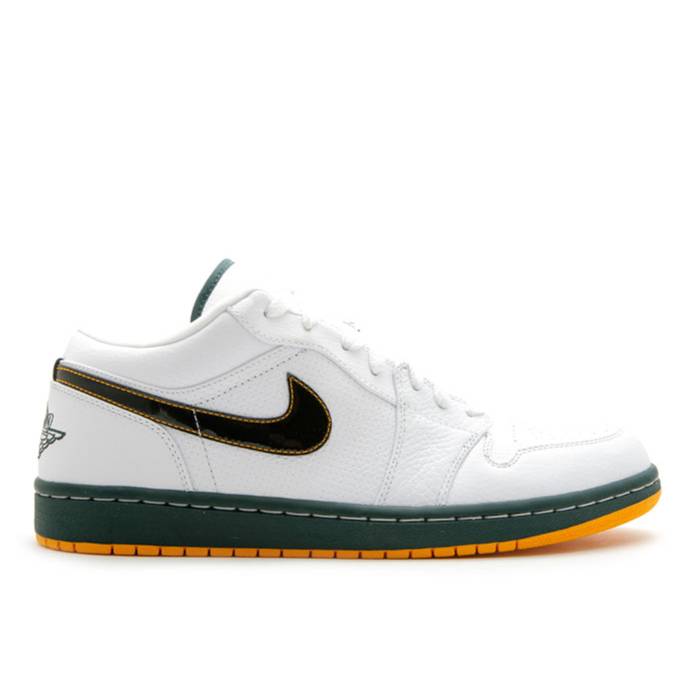 ナイキ エアジョーダン Air Jordan 【 Jordan 1 Phat Low \u0027Dark Pine\u0027 Men White/Dark Pine-Black-Taxi 】 ファット メンズ 白いこと 白いこと