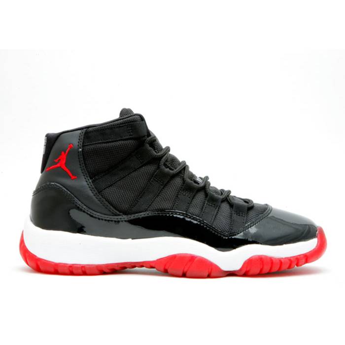 ナイキ エアジョーダン Air Jordan 【 Jordan 11 Retro ガウス \u0027Bred\u0027 2001 Youth Black/Varsity Red-White 】 レトロ お坊っちゃん キッズ 黒いこと 黒いこと