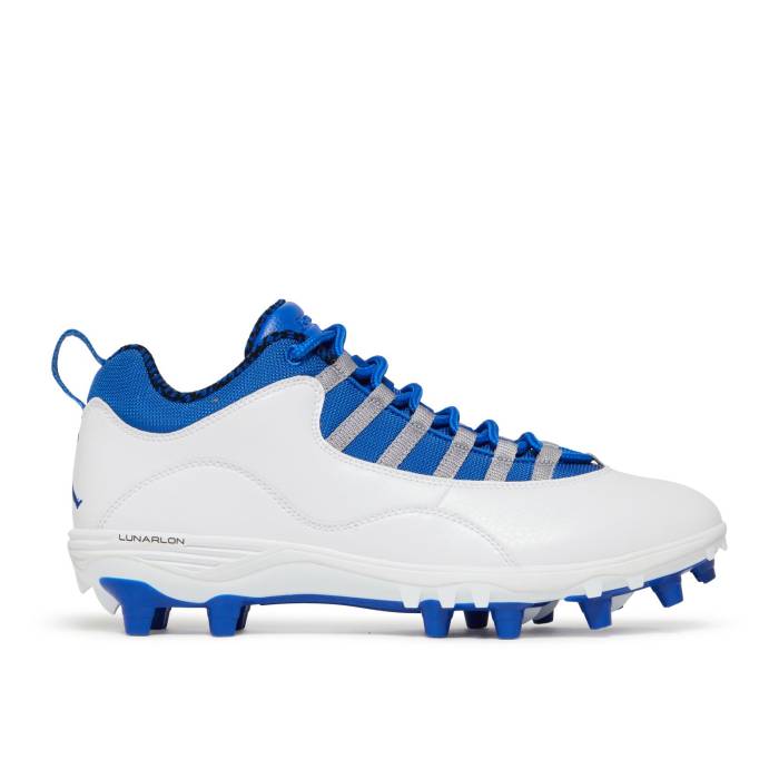 ナイキ エアジョーダン Air Jordan 【 Jordan 10 Td Low \u0027White Game Royal\u0027 Men White/Game Royal/Light Steel Grey 】 Game 力くらべ メンズ 白いこと 白いこと Game 力くらべ Steel スチール写真 薄墨色 薄墨色