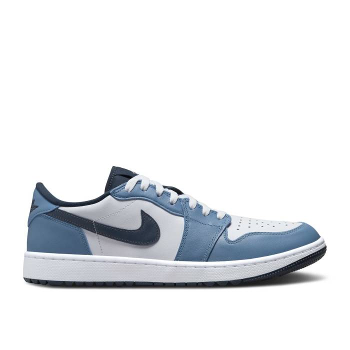 ナイキ エアジョーダン Air Jordan 【 Jordan 1 Low Golf \u0027Aegean Storm\u0027 Men White/Armory Navy/Aegean Storm/White 】 golf ゴルフ メンズ 白いこと 白いこと 紺色 米国海軍