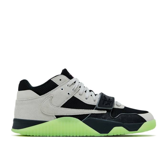 ナイキ エアジョーダン Air Jordan 【 Chase B X Travis Scott X Jordan Jumpman Jack Tr \u0027Black Night Silver\u0027 Men Black/Night Silver/Anthracite/Illusion Green/Coral Chalk 】 チェイス Jumpman 飛び降りるマン ナイト爵 メンズ 黒いこと ブ