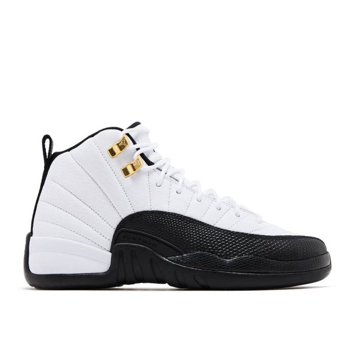 ナイキ エアジョーダン Air Jordan 【 Jordan 12 Retro ガウス \u0027Taxi\u0027 2025 Youth White/Taxi/Black 】 レトロ お坊っちゃん キッズ 白いこと 白いこと 黒いこと 黒いこと