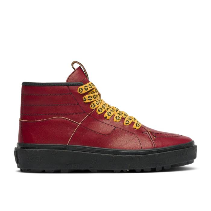 ヴァンズ Vans 【 Taka Hayashi X Sk8-Boot Lx \u0027Red Dahlia\u0027 Men Red Dahlia/Black 】 メンズ Red 赤・赤いこと 黒いこと 黒いこと