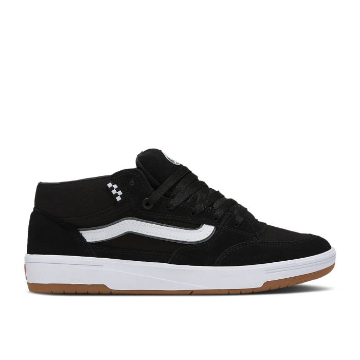 ヴァンズ Vans 【 Skate Zahba Mid \u0027Black White\u0027 Men Black/White 】 Skate 滑る ミッド メンズ 黒いこと 黒いこと 白いこと 白いこと