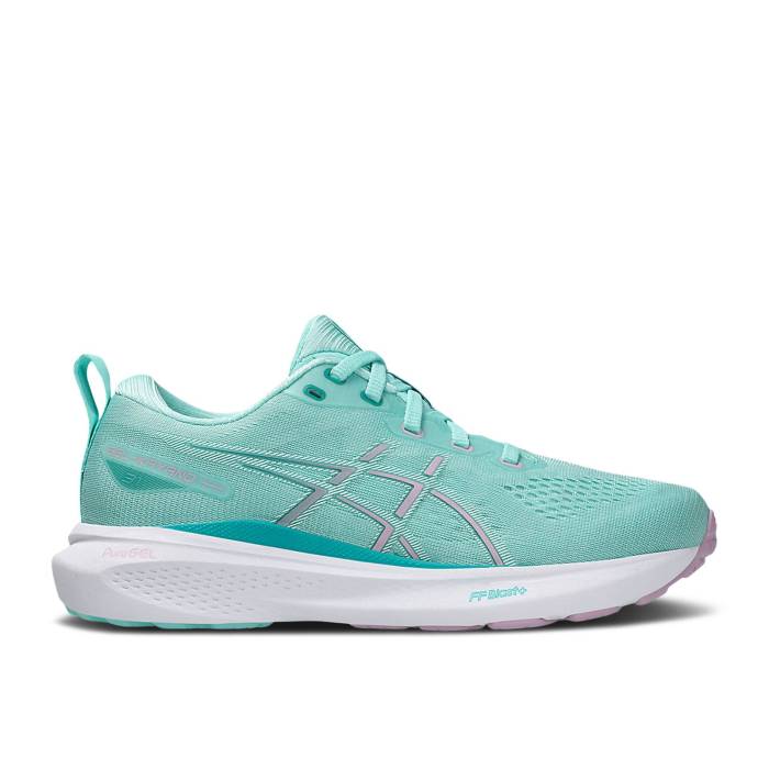 アシックス Asics 【 Gel Kayano 31 ガウス \u0027Illuminate Mint\u0027 Youth Illuminate Mint/Light Ube 】 お坊っちゃん キッズ