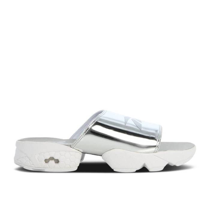 リーボック Reebok 【 Wmns Instapump Fury Slide \u0027Magic Hour Pack - Silver Metallic\u0027 Women Silver Metallic/White 】 Slide サンダル Silver しろがね色・しろがね色 レディース Silver しろがね色・しろがね色 白いこと 白いこと