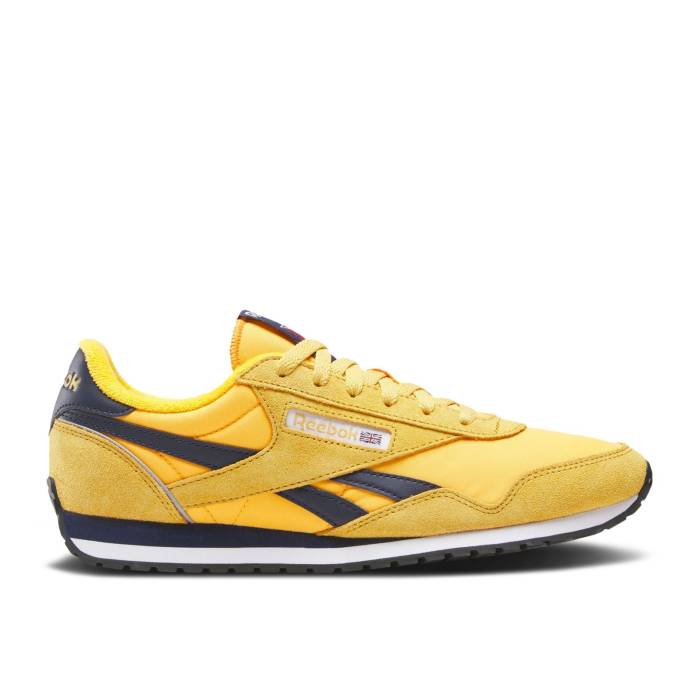 リーボック Reebok 【 Classic Az \u0027Collegiate Gold Navy\u0027 Men Collegiate Gold/Vector Navy/Chalk 】 古典派音楽 ゴールド メンズ ゴールド 紺色 米国海軍
