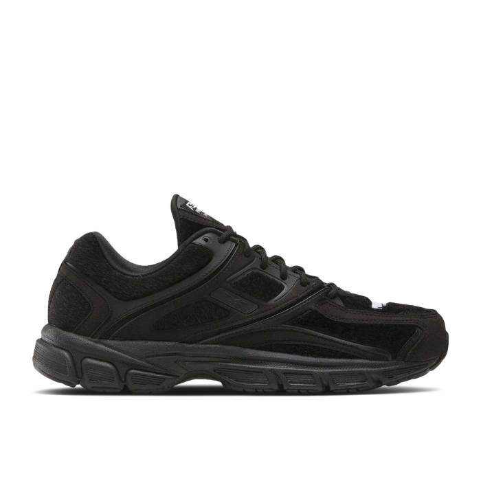 リーボック Reebok 【 Pleasures X Premier Trinity \u0027Black\u0027 Men Black/Black/Black 】 割り増し金 メンズ 黒いこと 黒いこと