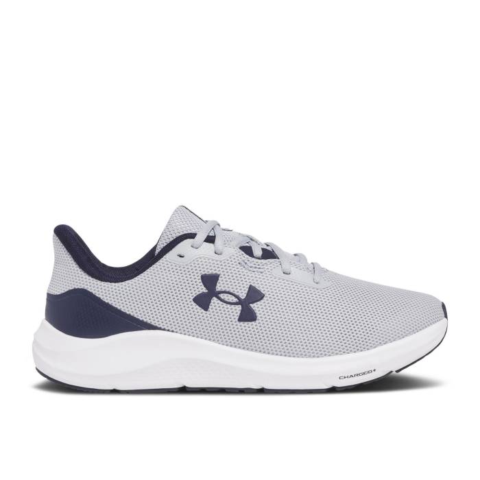 アンダーアーマー Under Armour 【 Charged Pursuit 4 \u0027Mod Grey Midnight Navy\u0027 Men Mod Grey/Midnight Navy 】 薄墨色 薄墨色 メンズ 薄墨色 薄墨色 紺色 米国海軍