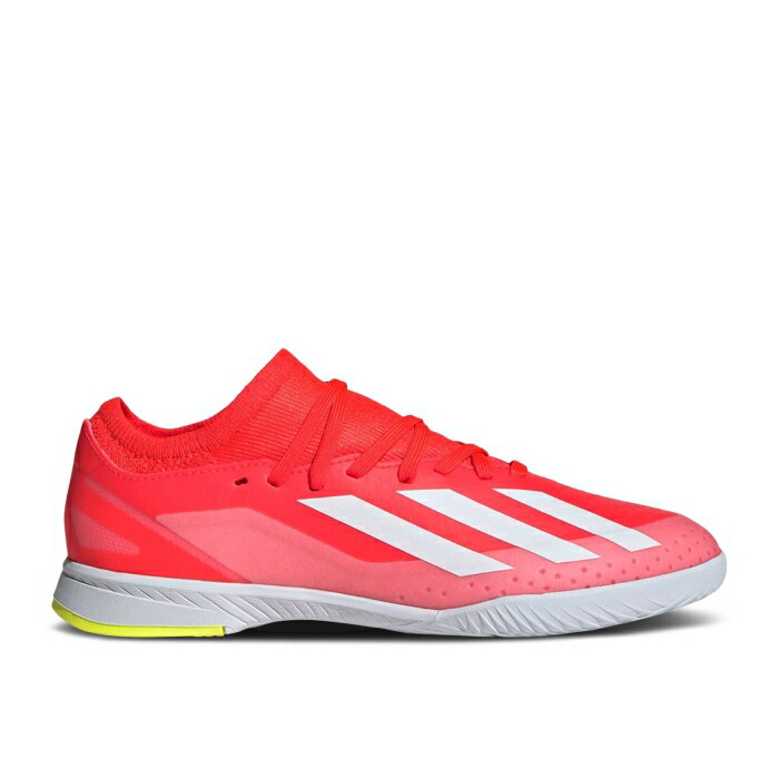 アディダス Adidas 【 X Crazyfast League In J 'Energy Citrus Pack' Youth Solar Red/Cloud White/Team Solar Yellow 】 キッズ ベビー マタニティ キッズファッション 靴 スニーカー ジュニア キッズ Red 赤・レッド 白色画像