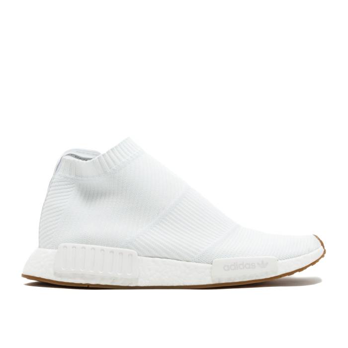 アディダス Adidas 【 Nmd_Cs1 Primeknit \u0027White Gum\u0027 Men Footwear White/Footwear White-Gum 】 メンズ 白いこと 白いこと