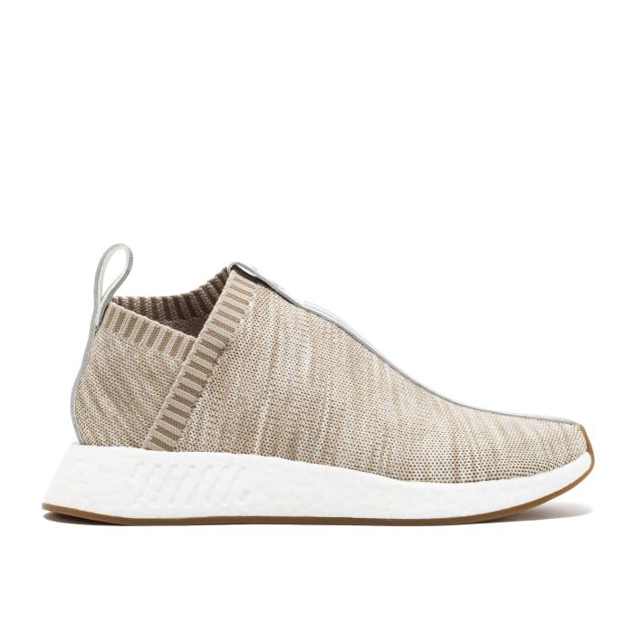 アディダス Adidas 【 Kith X Naked X Nmd_Cs2 Primeknit 'Tan' Men Tan/White 】 メンズ 白色 ホワイト