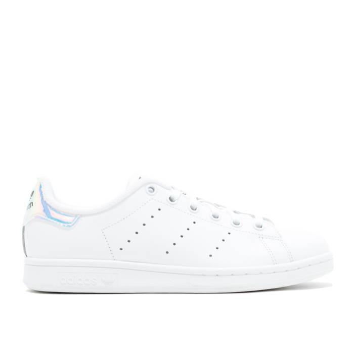 アディダス Adidas 【 Stan Smith J 'Iridescent' Youth Footwear White/Metallic Silver/Footwear White 】 ジュニア キッズ 白色 ホワイト Silver 銀色・シルバー｜スニケス