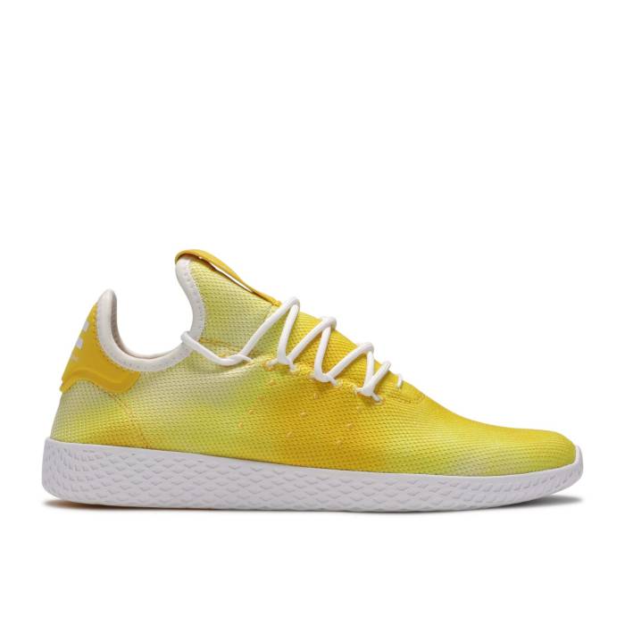 アディダス Adidas 【 Pharrell X Tennis Hu Holi Bright Yellow Men Bright Yellow/Running White/Running White 】 テニス メンズ yellow 黄色・イエロー 白色 ホワイト