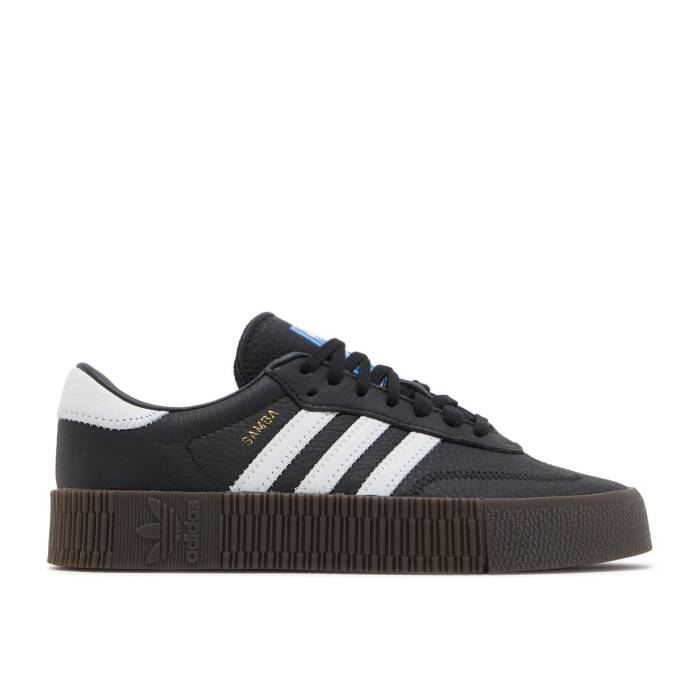 アディダス Adidas 【 Wmns Sambarose Core Black Women Core Black/Cloud White/Gum 】 レディース コア 黒色 ブラック 白色 ホワイト