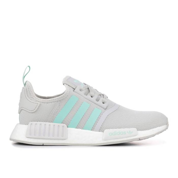 アディダス Adidas 【 Nmd_R1 J \u0027Clear Mint\u0027 Youth Grey/Clear Mint/Clear Mint 】 御坊っちゃん キッズ 薄墨色 薄墨色