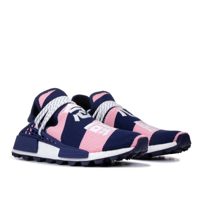 アディダス Adidas 【 Pharrell X Billionaire Boys Club X Nmd Human Race Trail \u0027Heart/Mind\u0027 Men Pink/Navy 】 野球クラブ NMD メンズ pink サクラ色 紺色 米国海軍