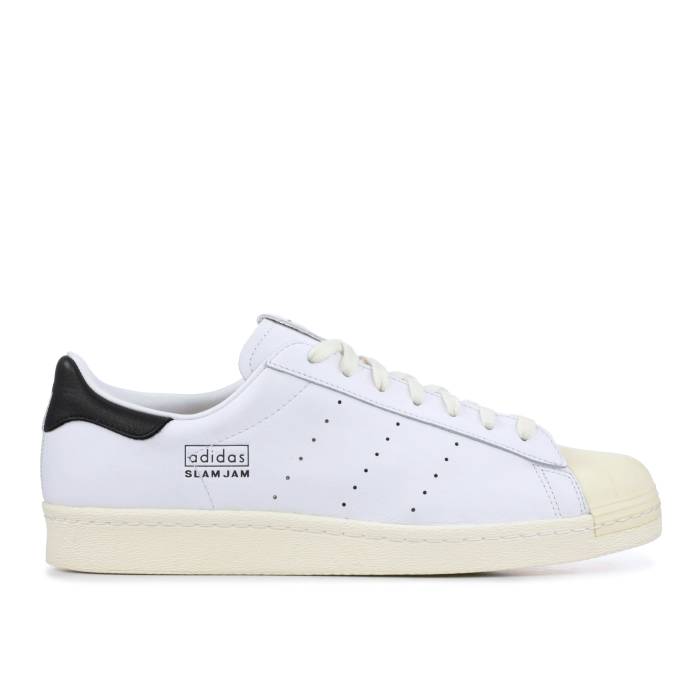 アディダス Adidas 【 Slam Jam X Superstar 80S 'Slam Jam' Men White/Footwear White/Footwear White 】 ジャム Superstar スーパースター メンズ 白色 ホワイト｜スニケス