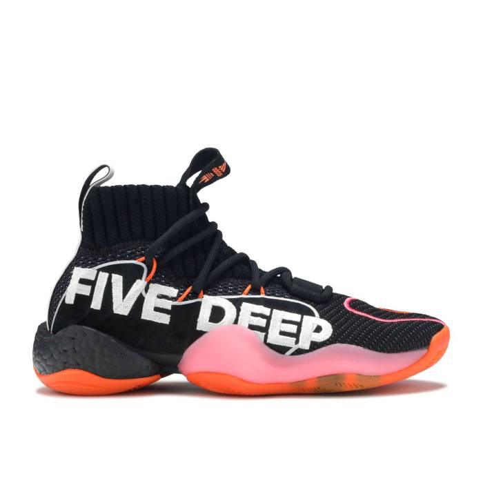 アディダス Adidas 【 Crazy Byw X Pe \u0027Wall Way\u0027 Men Core Black/Footwear White/Orange 】 クレイジー メンズ 中核グループ 黒いこと 黒いこと 白いこと 白いこと orange 橙・オレンジ色