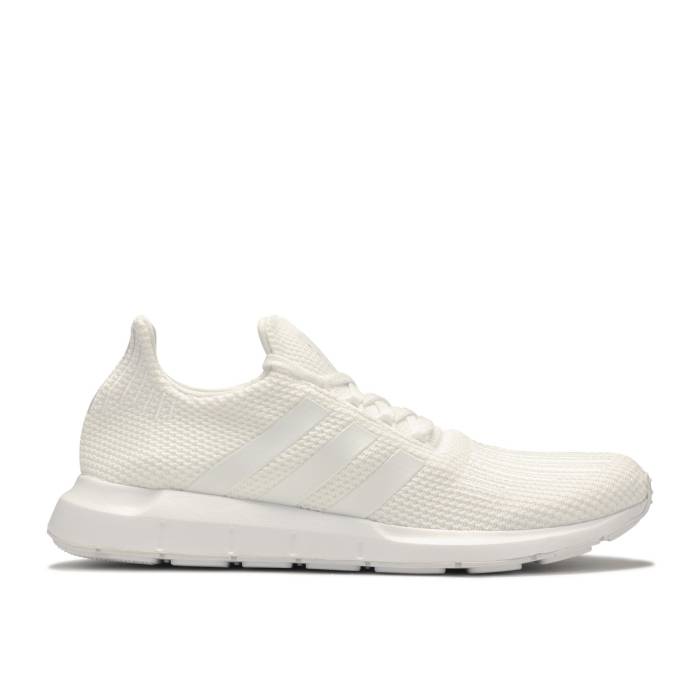 アディダス Adidas 【 Swift Run Triple White Men Footwear White/Footwear White/Core Black 】 Swift ラン メンズ 白色 ホワイト コア 黒色 ブラック