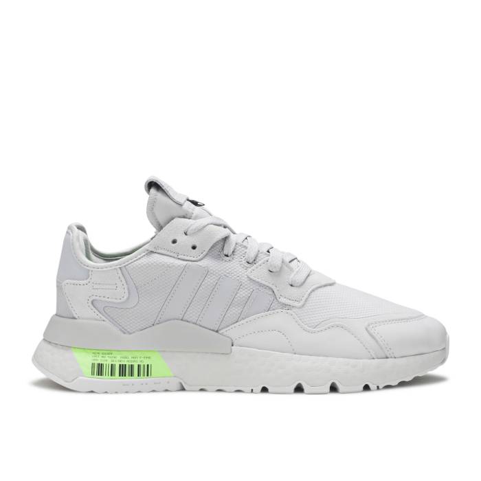 アディダス Adidas 【 Nite Jogger ignal Green Men Grey One/Grey Two/Signal Green 】 ジョガーパンツ メンズ 灰色 グレー green 緑・グリーン