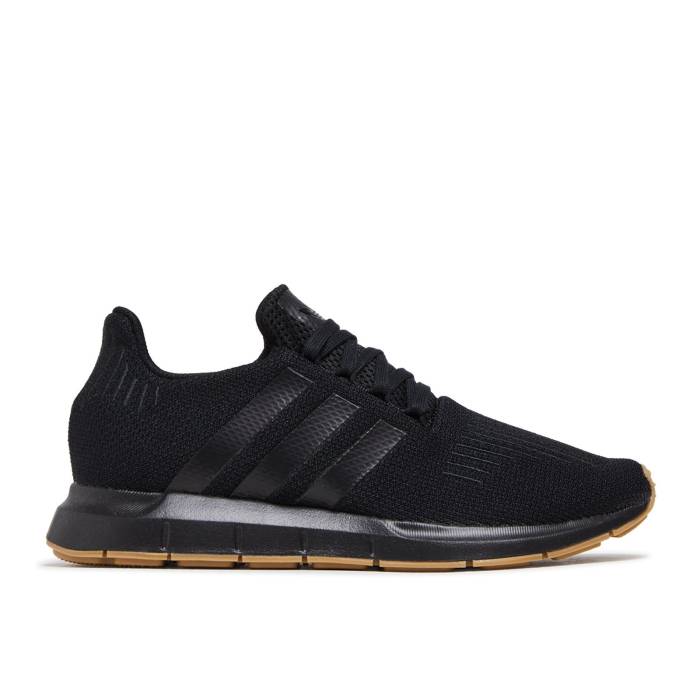 アディダス Adidas 【 Swift Run Black Gum Men Core Black/Core Black/Gum Four 】 Swift ラン メンズ コア 黒色 ブラック