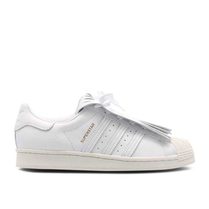 アディダス Adidas 【 Wmns Superstar \u0027Kiltie\u0027 Women Footwear White/Off White/Gold Metal 】 Superstar はやりっ児 レディース 白いこと 白いこと ゴールド 金属元素