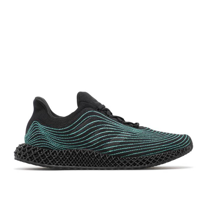 アディダス Adidas 【 Parley X Ultra 4D Uncaged \u0027Black Blue Spirit\u0027 Men Core Black/Core Black/Blue Spirit 】 ultra ウルトラ 青碧 青碧 メンズ 中核グループ 黒いこと 黒いこと 青碧 青碧