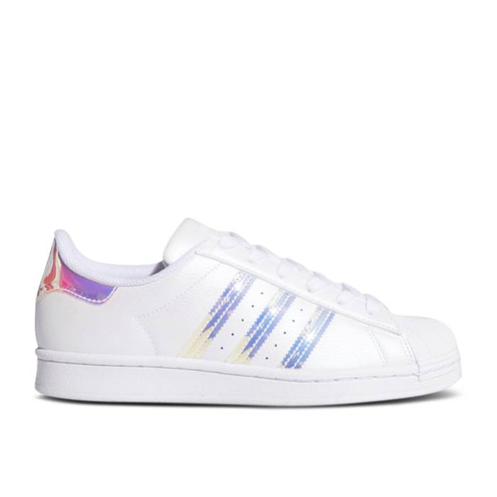 アディダス Adidas 【 Wmns Superstar 'White Iridescent' Women Cloud White/Supplier Colour/Cloud White 】 Superstar スーパースター レディース 白色 ホワイト｜スニケス