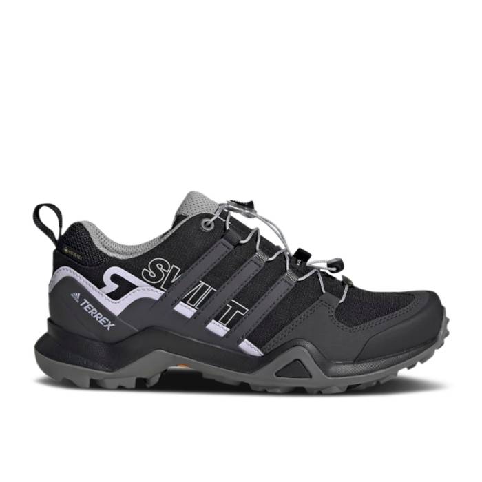 アディダス Adidas 【 Wmns Terrex Swift R2 Gtx Black Solid Grey Women Core Black/Dgh Solid Grey/Purple Tint 】 Swift ソリッド レディース コア 黒色 ブラック ソリッド 灰色 グレー Purple 紫・パープル