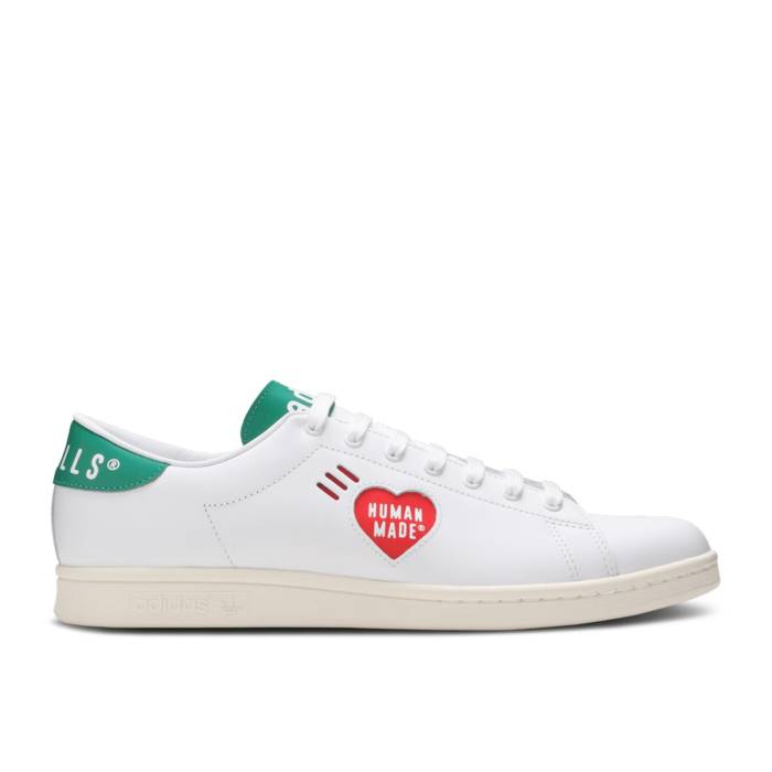 アディダス Adidas 【 Human Made X Stan Smith \u0027White Green\u0027 Men Footwear White/Off White/Gold Metallic 】 メンズ 白いこと 白いこと ゴールド