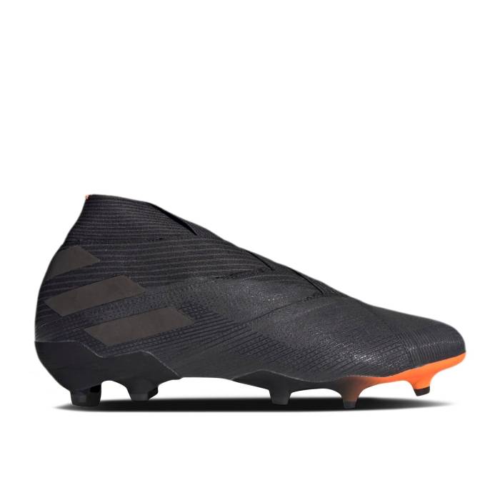 アディダス Adidas 【 Nemeziz 19+ Fg 'Black Signal Orange' Men Core Black/Core Black/Signal Orange 】 ネメシス メンズ コア 黒色 ブラック orange 橙・オレンジ