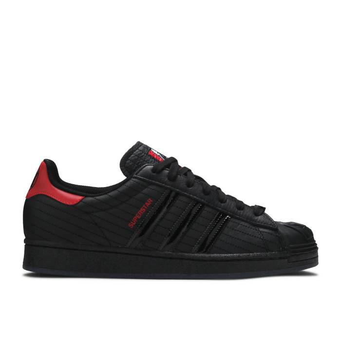 アディダス Adidas 【 Star Wars X Superstar \u0027Darth Vader\u0027 Men Core Black/Core Black/Scarlet 】 Superstar はやりっ児 メンズ 中核グループ 黒いこと 黒いこと