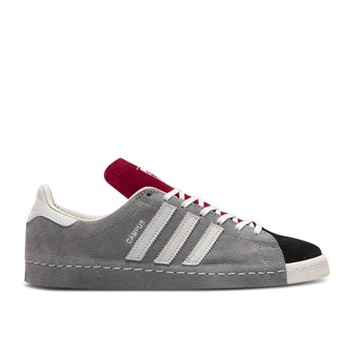 アディダス Adidas 【 Recouture X Campus 80S Sh \u0027Grey\u0027 Men Grey Three/Chalk White/Core Black 】 構内 メンズ 薄墨色 薄墨色 白いこと 白いこと 中核グループ 黒いこと 黒いこと
