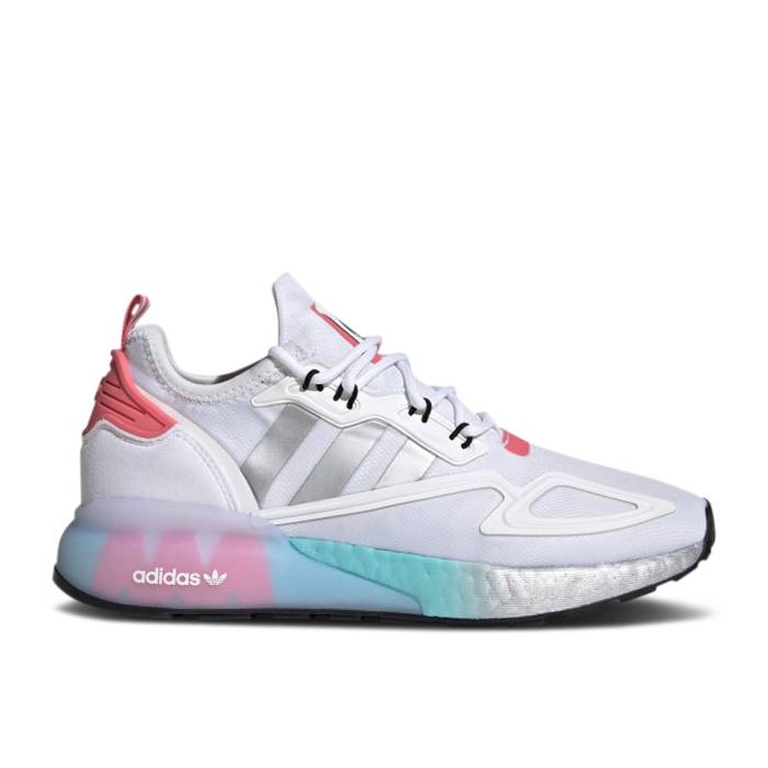 アディダス Adidas 【 Nasa X Wmns Zx 2K Boost 'White Hazy Rose