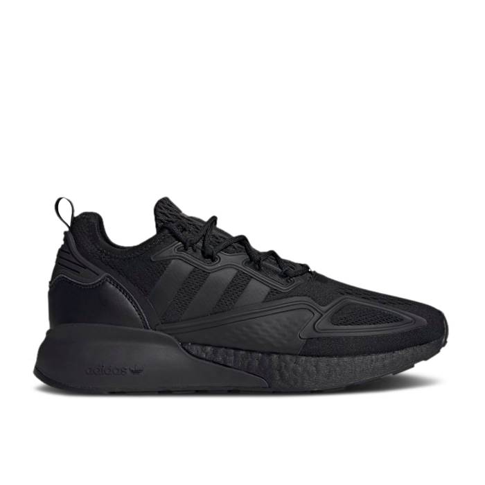 アディダス Adidas 【 Zx 2K Boost \u0027Triple Black\u0027 Men Core Black/Core Black/Shock Pink 】 ブースト メンズ 中核グループ 黒いこと 黒いこと ぼうぜん自失 pink サクラ色