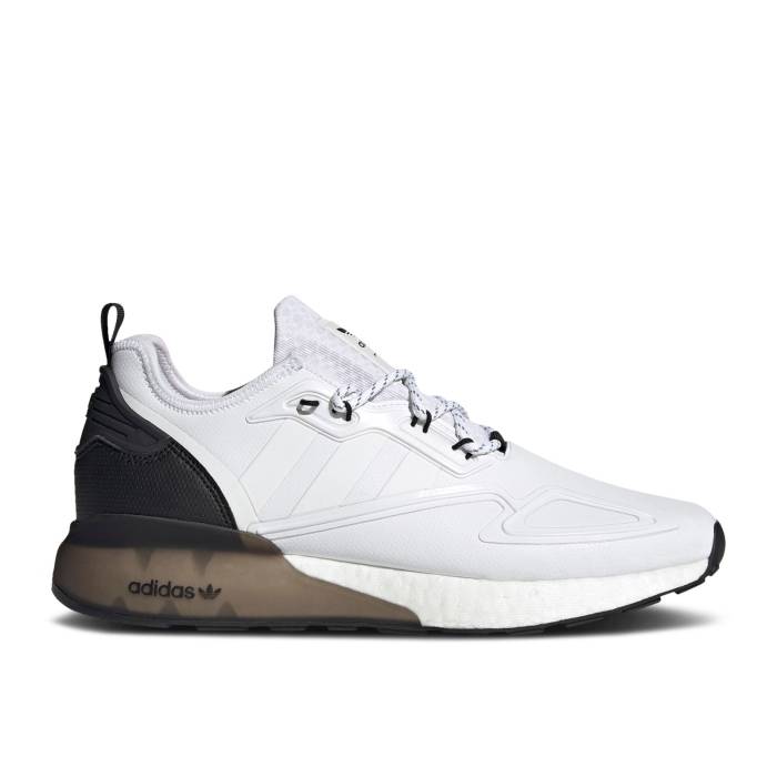 アディダス Adidas 【 Zx 2K Boost 'White Black' Men Cloud White/Cloud White/Core Black 】 ブースト メンズ 白色 ホワイト コア 黒色 ブラック｜スニケス