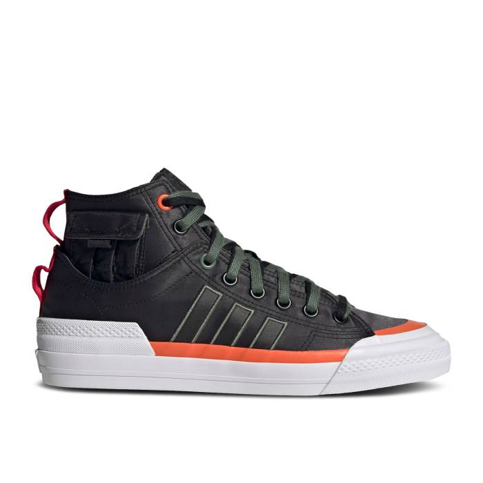 アディダス Adidas 【 Nizza High Dl \u0027Black Green Oxide\u0027 Men Core Black/Core Black/Green Oxide 】 ご機嫌 green 緑・緑であること メンズ 中核グループ 黒いこと 黒いこと green 緑・緑であること