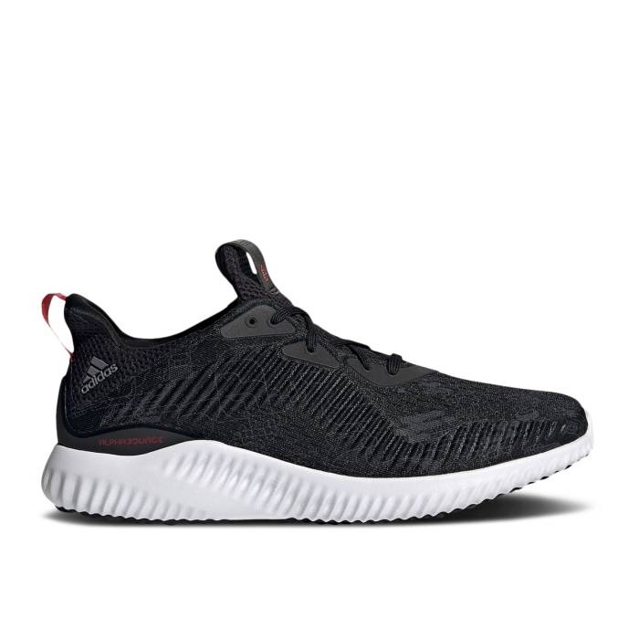 アディダス Adidas 【 Alphabounce 1 \u0027Chinese New Year - Black\u0027 Men Core Black/Grey Three/Scarlet 】 メンズ 中核グループ 黒いこと 黒いこと 薄墨色 薄墨色