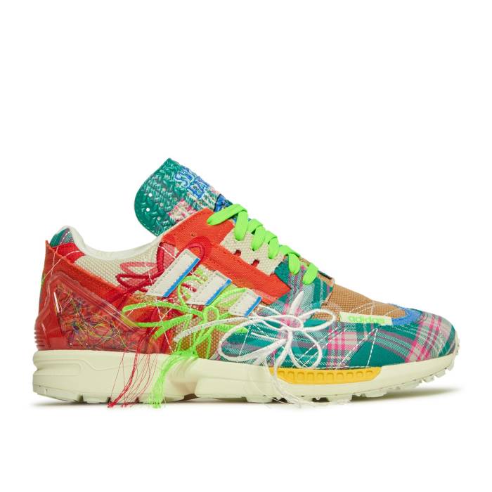 アディダス Adidas 【 Sean Wotherspoon X Zx 8000 \u0027A-Zx Series - Super Earth\u0027 Men Cloud White/Cloud White/Red 】 続きもの メンズ 白いこと 白いこと Red 赤・赤いこと