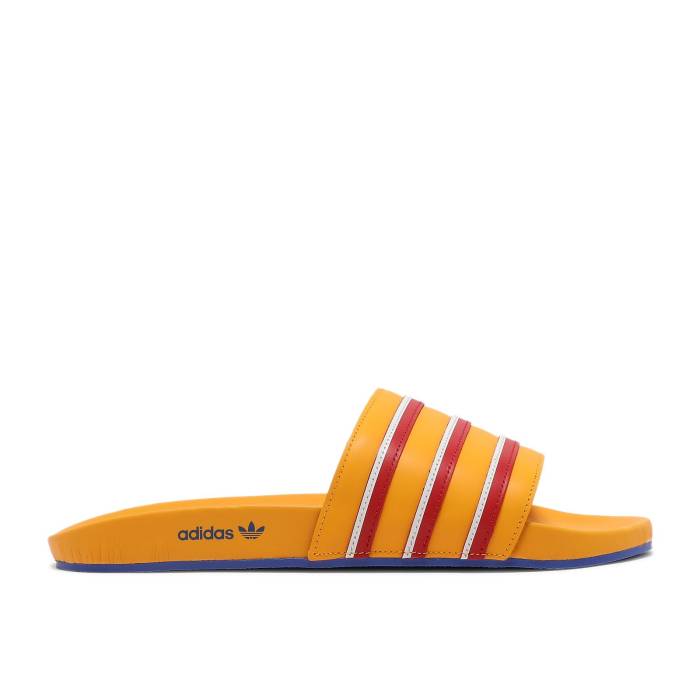 アディダス Adidas 【 Eric Emanuel X Adilette Slide \u0027Mcdonald\u0027s All American Games\u0027 Men Supplier Colour/Bold Blue/Red 】 アディレッタ Slide サンダル メンズ 青碧 青碧 Red 赤・赤いこと