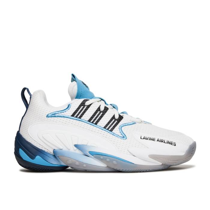 アディダス Adidas 【 Crazy Byw 2.0 Lavine Airlines Men Cloud White/Core Black/Hazy Blue 】 クレイジー メンズ 白色 ホワイト コア 黒色 ブラック 青色 ブルー