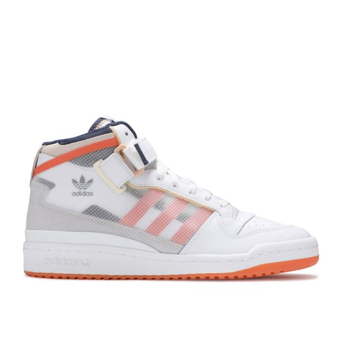 アディダス Adidas 【 Forum Mid Tt \u0027White Acid Orange\u0027 Men Cloud White/Hazy Copper/Acid Orange 】 討論会 ミッド メンズ 白いこと 白いこと 銅色 コッパー orange 橙・オレンジ色