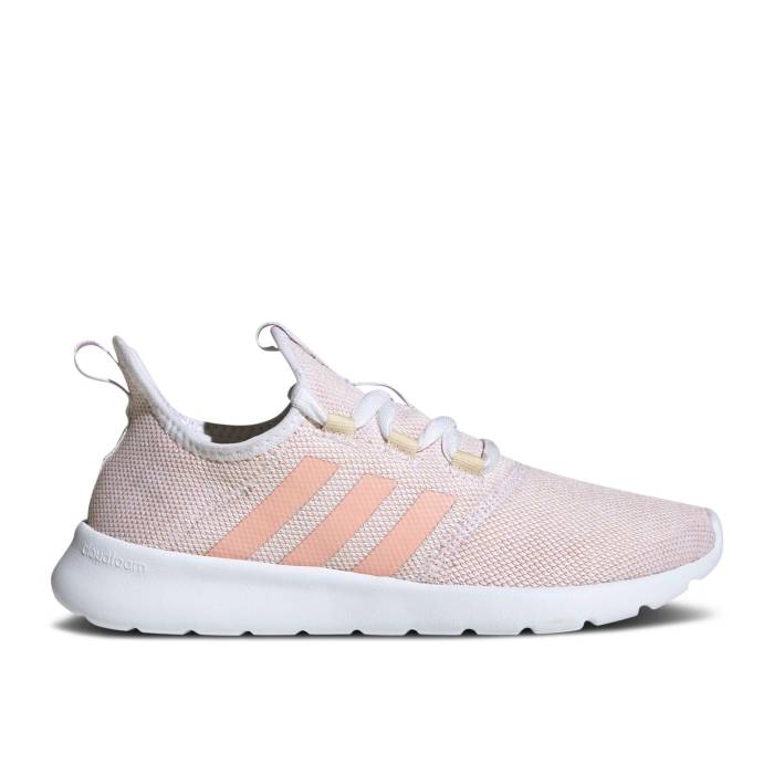 アディダス Adidas 【 Wmns Cloudfoam Pure 2.0 \u0027Vapour Pink\u0027 Women Cloud White/Vapour Pink/Wonder White 】 純一無雑 レディース 白いこと 白いこと pink さくら色