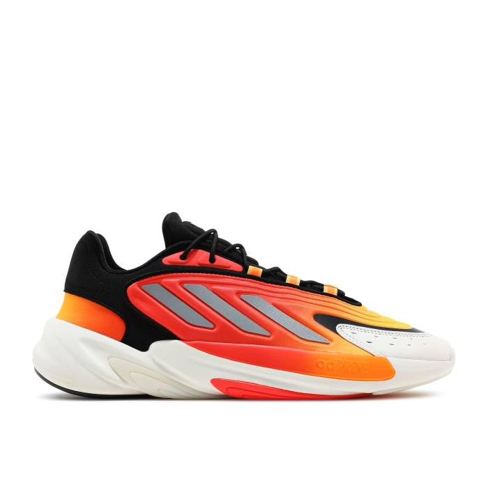 アディダス Adidas 【 Ozelia 'Fiery' Men Core Black/Matte Silver/Off White 】 メンズ コア 黒色 ブラック Silver 銀色・シルバー 白色 ホワイト