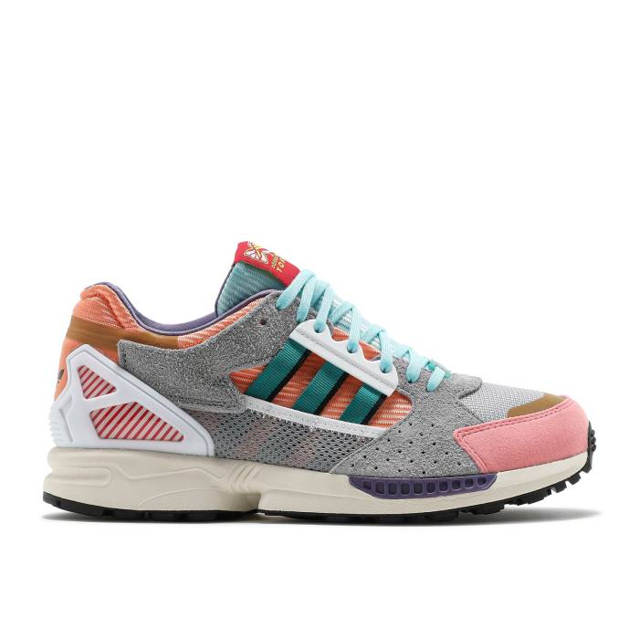 アディダス Adidas 【 Zx 10/8 \u0027Candyverse\u0027 Men Grey/Pink/Green 】 メンズ 薄墨色 薄墨色 pink さくら色 green 緑・緑であること メンズ靴-靴-スニーカー
