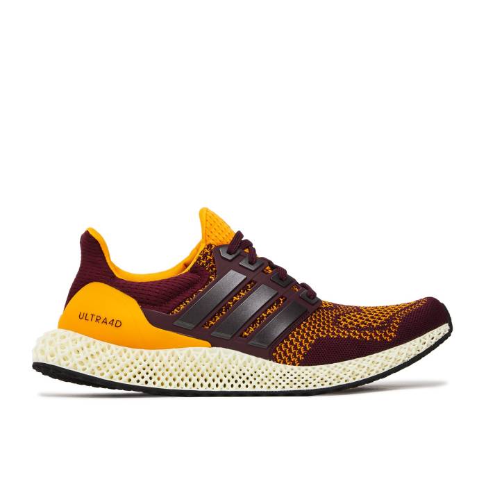 アディダス Adidas 【 Ultra 4D Arizona State Men Maroon/Core Black/Semi Solar Gold 】 ultra ウルトラ メンズ マルーン コア 黒色 ブラック ゴールド