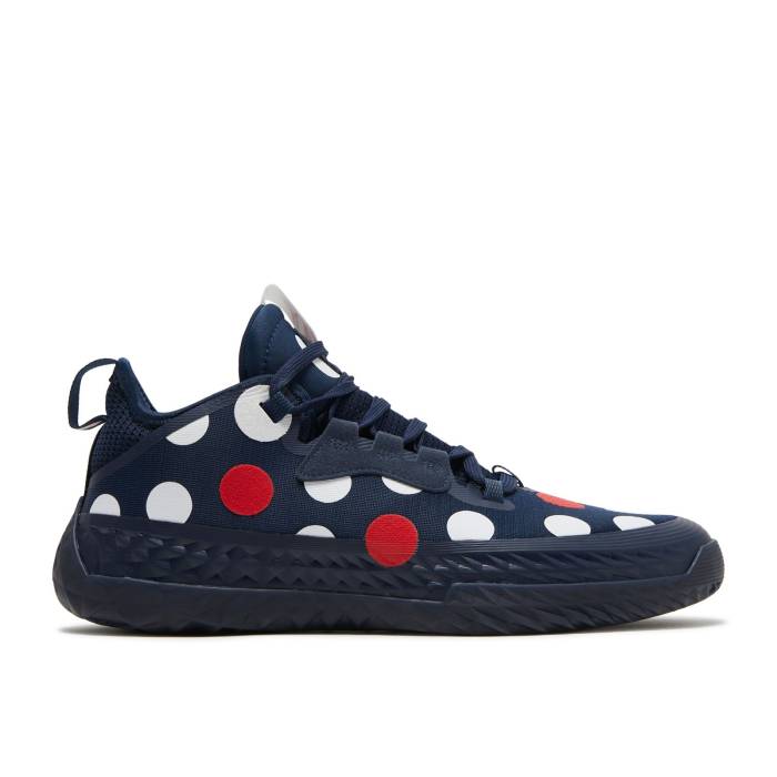 アディダス Adidas 【 Harden Vol. 5 Futurenatural Polka Dot - Team Navy Men Team Navy/Cloud White/Vivid Red 】 ハーデン Team チーム メンズ Team チーム 紺色 ネイビー 白色 ホワイト Red 赤・レッド