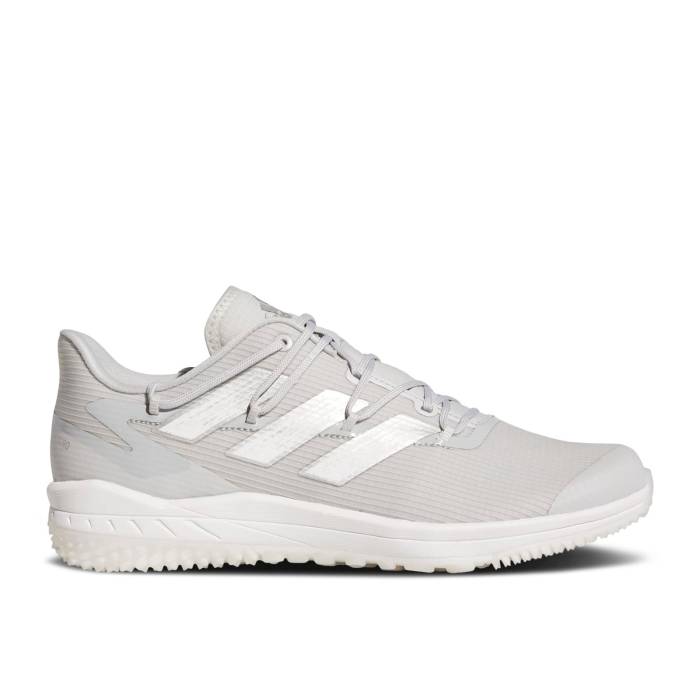 アディダス Adidas 【 Adizero Afterburner 8 Tf \u0027Team Light Grey\u0027 Men Team Light Grey/Silver Metallic/Cloud White 】 アディゼロ メンズ Team 野球クラブ 薄墨色 薄墨色 Silver しろがね色・しろがね色 白いこと 白いこと