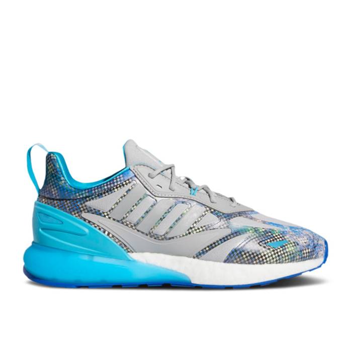 アディダス Adidas 【 Ninja X Zx 2K 2.0 'Time In - Grey Cyan Pink